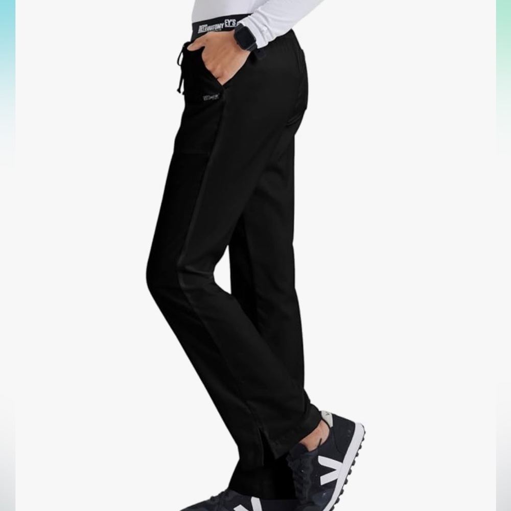 Grey's Anatomy Active 4275 Drawstring Scrub Pant Black M